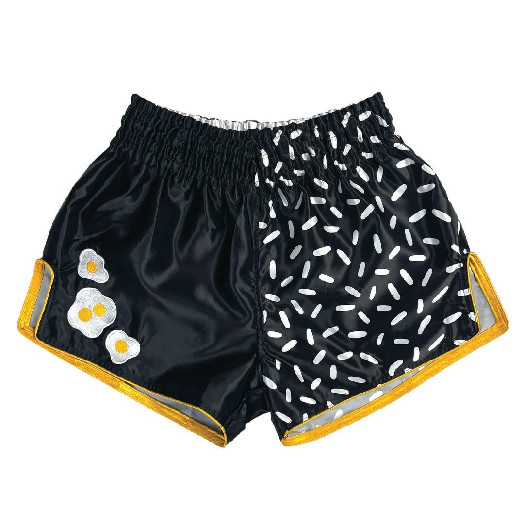 RICE + EGGS SATIN SHORTS