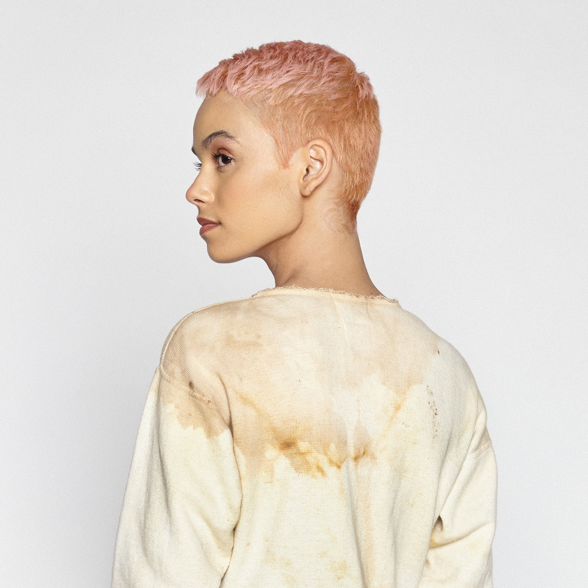 COFFEE CREAM HENLEY SHIRT Butcher James
